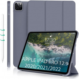   BeCover Чохол-книжка Tri Fold Soft TPU Silicone  для Apple iPad Pro 12.9 2020/2021/2022 Purple (711739)