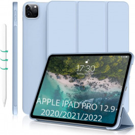   BeCover Чохол-книжка Tri Fold Soft TPU Silicone  для Apple iPad Pro 12.9 2020/2021/2022 Light Blue (711737)