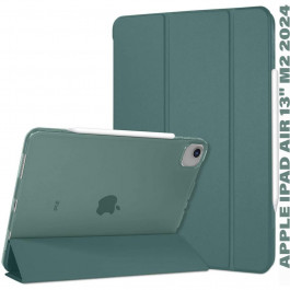   BeCover Чохол-книжка Tri Fold Hard  для Apple iPad Air 13" M2 2024 Dark Green (711723)