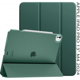   BeCover Чохол-книжка Tri Fold Hard  для Apple iPad Pro 13" M4 2024 Dark Green (711731)