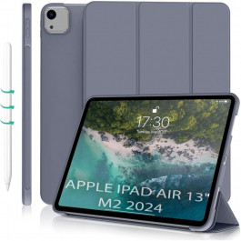   BeCover Чохол-книжка Tri Fold Soft TPU Silicone  для Apple iPad Air 13" M2 2024 Purple (711743)