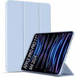   BeCover Чохол-книжка Tri Fold Soft TPU Silicone  для Apple iPad Pro 11" M4 2024 Light Blue (711748)