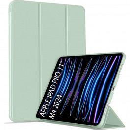   BeCover Чохол-книжка Tri Fold Soft TPU Silicone  для Apple iPad Pro 11" M4 2024 Light Green (711747)