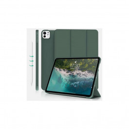   BeCover Чохол-книжка Tri Fold Soft TPU Silicone  для Apple iPad Pro 13" M4 2024 Dark Green (711752)