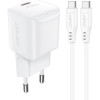 Acefast A77 30W GaN + USB Type-C to USB Type-C cable White (6974316282655) - зображення 1