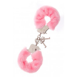   Dream toys Наручники Metal Handcuff with Plush. PINK (T160033)