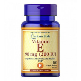   Puritan's Pride Vitamin E 90 мг 200 IU 100 капс