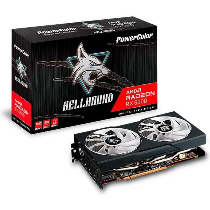 PowerColor Radeon RX 6600 Hellhound (AXRX 6600 8GBD6-3DHL) - зображення 1