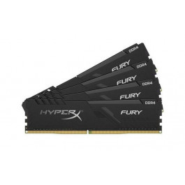   HyperX 32 GB (4x8GB) DDR4 3000 MHz Fury Black (HX430C15FB3K4/32)