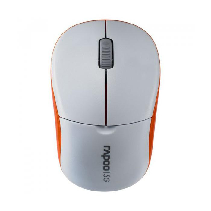 RAPOO 1190 Wireless Optical Mouse White - зображення 1