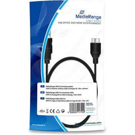   MediaRange USB 3.0 to micro USB 3.0B plug (MRCS153)