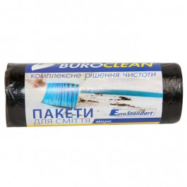   Buroclean Пакети для сміття  EuroStandart міцні чорні 60 л 20 шт. (4823078922878)