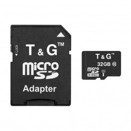   T&G 32 GB microSDHC Class 10 UHS-I (U1) + SD-adapter TG-32GBSD10U1-01