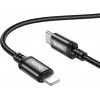 Hoco X89 Wind USB Type-C to Lightning PD 20W 1m Black (6931474784308) - зображення 1