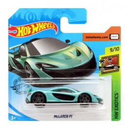   Hot Wheels McLaren P1 Exotics 1:64 GHC36 Turquoise