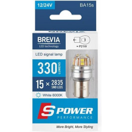   Brevia S-Power P21W 330Lm 12/24V 10201X2