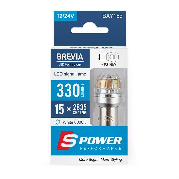 Brevia S-Power P21/5W 330Lm 12/24V 10203X2 - зображення 1