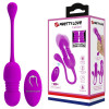 Pretty Love Callieri Thrusting Stimulator & Egg Purple (6603BI1201) - зображення 1