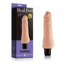   LoveToy Reel Feel Vibrator 7.5 Телесный (6452LVTOY020-07)