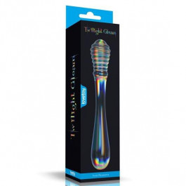   LoveToy Twilight Gleam Glass Dildo Twin Pleasures (6452LVTOY1012)