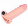 LoveToy Подовжуюча насадка на пеніс - Pleasure X-Tender Vibrating Penis Sleeve Add 2 "Flesh (6452LVTOY055) - зображення 3