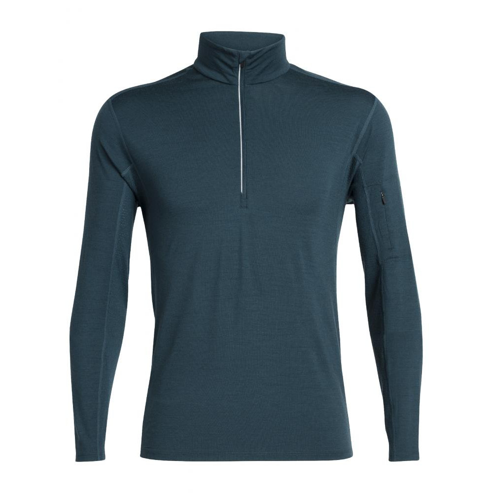 Icebreaker Футболка  Vultaic LS Half Zip Nightfall S (1052-104 819 426 S) - зображення 1