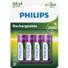 Philips AA 2600mAh NiMh 4шт (R6B4B260/10) - зображення 1