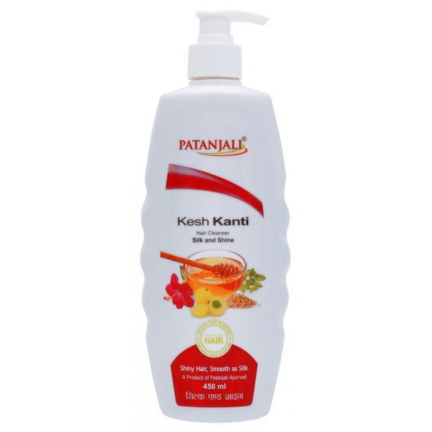 Patanjali Ayurved Шампунь для волосся  Kesh Kanti Шовк та Блиск 450 мл (8904109465611) - зображення 1