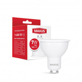   MAXUS LED MR16 7W 3000K 220V GU10 (1-LED-721)