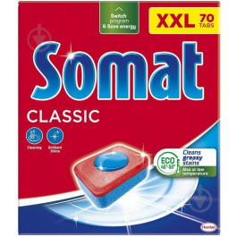   Somat Таблетки для миття посуду в посудомийній машині  Classic Класик 70 таблеток (9000101577280)