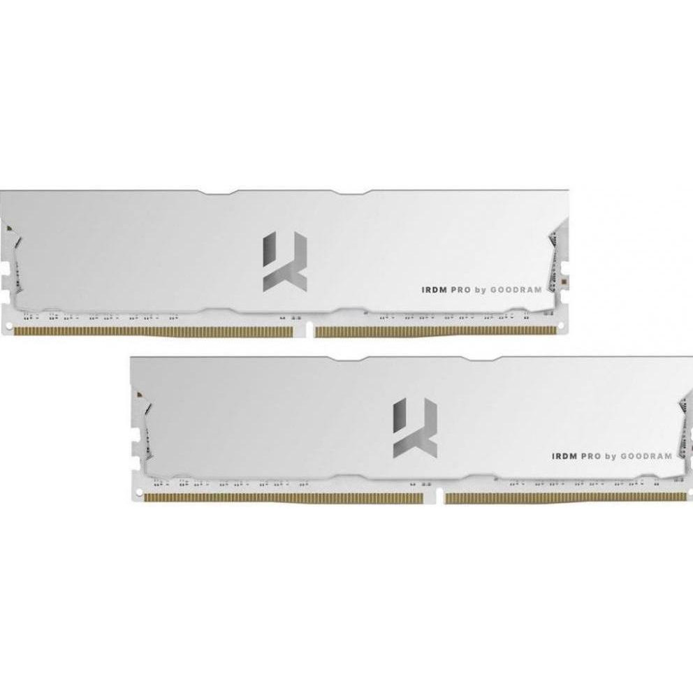 GOODRAM 16 GB (2x8GB) DDR4 4000 MHz IRDM PRO White (IRP-W4000D4V64L18S/16GDC) - зображення 1