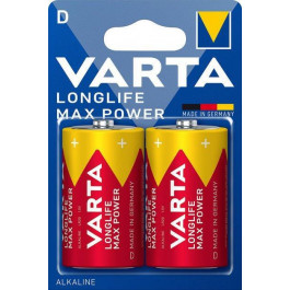   Varta D bat Alkaline 2шт Longlife Max Power (4720101402)