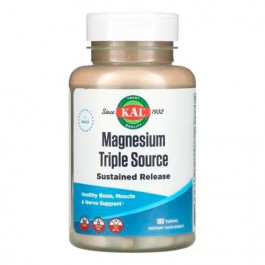   KAL Magnesium Sustained Release Triple Source 500 mg, 100 табл.