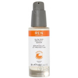   Ren Сироватка для обличчя  Glow And Protect Serum, 30 мл