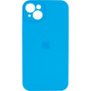 Borofone Silicone Full Case AA Camera Protect for Apple iPhone 15 Light Blue (FullAAi15-44) - зображення 1