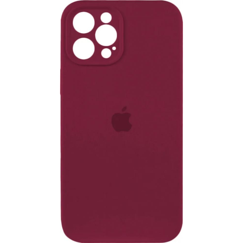 Borofone Silicone Full Case AA Camera Protect for Apple iPhone 12 Pro Max Plum (FullAAi12PM-47) - зображення 1