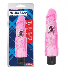   Chisa Novelties Hi-Rubber Dildo, Pink (CH15452)