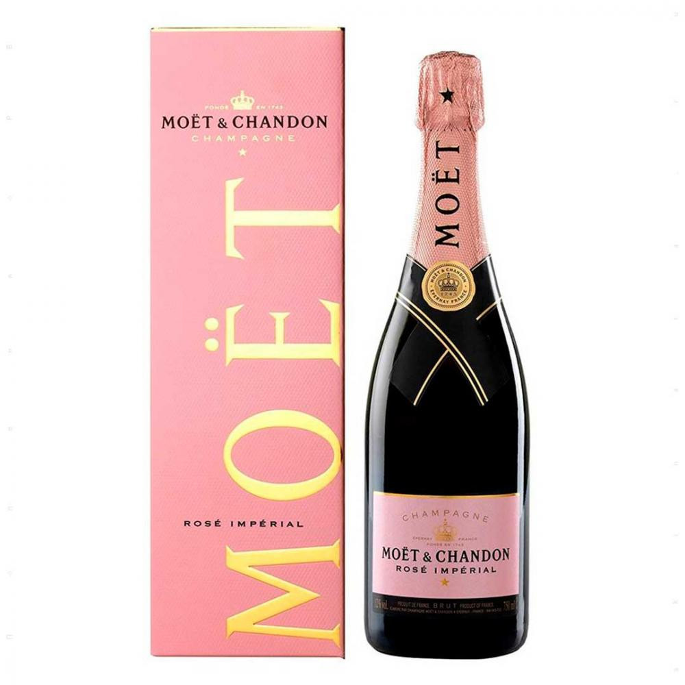 Moet & Chandon Шампанське  Rose Imperial рожеве брют 0.75 л 12% у подарунковій упаковці (3185370061503) - зображення 1