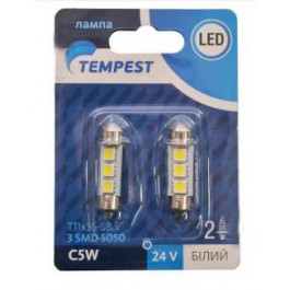   Tempest C5W 24V T11x36-S8.5 3 SMD size5050 2шт (TP210T1124V)