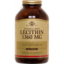   Solgar Лецитин соевый (Lecithin) №100