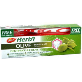   Dabur Зубная паста  Herb'l Оливки 150 г + щетка (6291069715040)