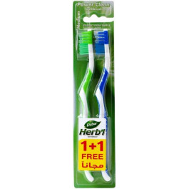   Dabur Зубна щітка  Herbal 1+1 Середньої жорсткості (6291069747331)