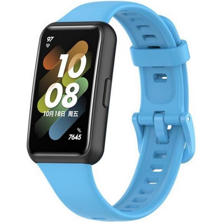 BeCover Силіконовий ремінець  для Huawei Band 7/Honor Band 7 Blue (709458) - зображення 1