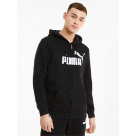   PUMA Толстовка  Ess Big Logo Fz Hoodie 58669801 S Black (4063697317550)