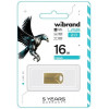 Wibrand 16 GB Hawk Gold USB 2.0 (WI2.0/HA16M1G) - зображення 2