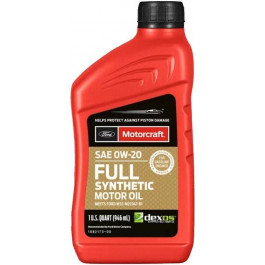   Ford Motorcraft Full Synthetic Motor Oil 0W-20 XO0W20QFS