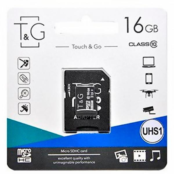 T&G 16 GB microSDHC Class 10 TG-16GBSDCL10-00 - зображення 1