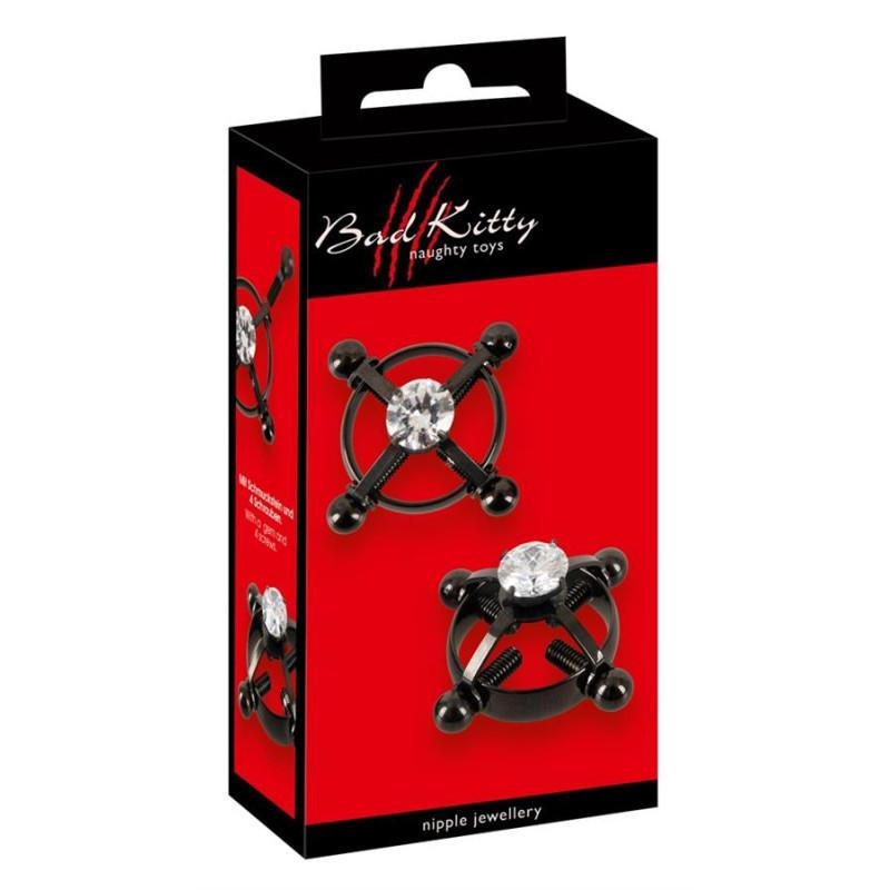 Orion Bad Kitty Nipple Jewellery black (61325394300000) - зображення 1