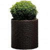 Keter Горшок для цветов Cylinder Planter L Коричневый (7290103664206) - зображення 2