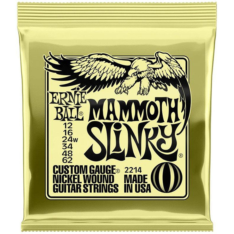 Ernie Ball Струны для электрогитары P02214 Mammoth Slinky Nickel Wound 12/62 - зображення 1